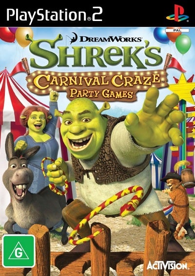 Activision Shrek Carnival Craze Refurbished PS2 Playstation 2 Game